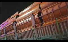 重慶432米800mm逃生管道兩車發貨
